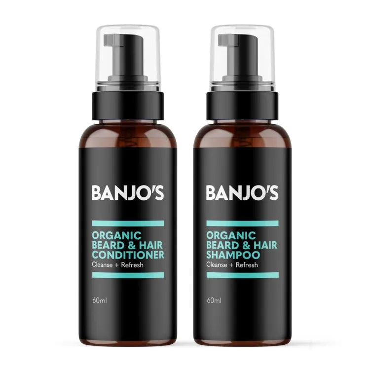 Natural Beard Wash & Conditioner - Combo