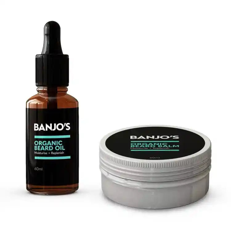 Natural Beard Oil & Balm - Combo